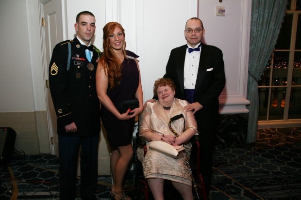 Vince and Jaime Baur, Elizabeth and John Aton